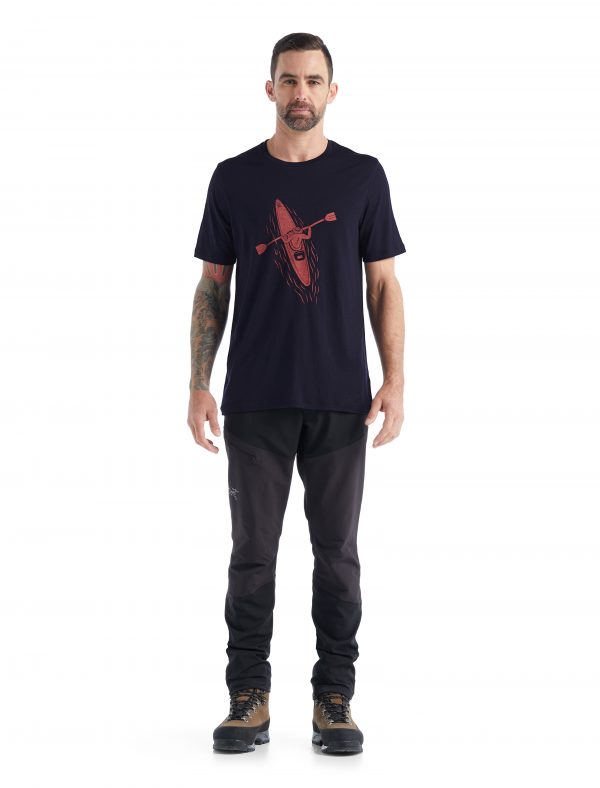 Icebreaker Tech lite 2, Paddle Lines Men's T-shirt - Image 2