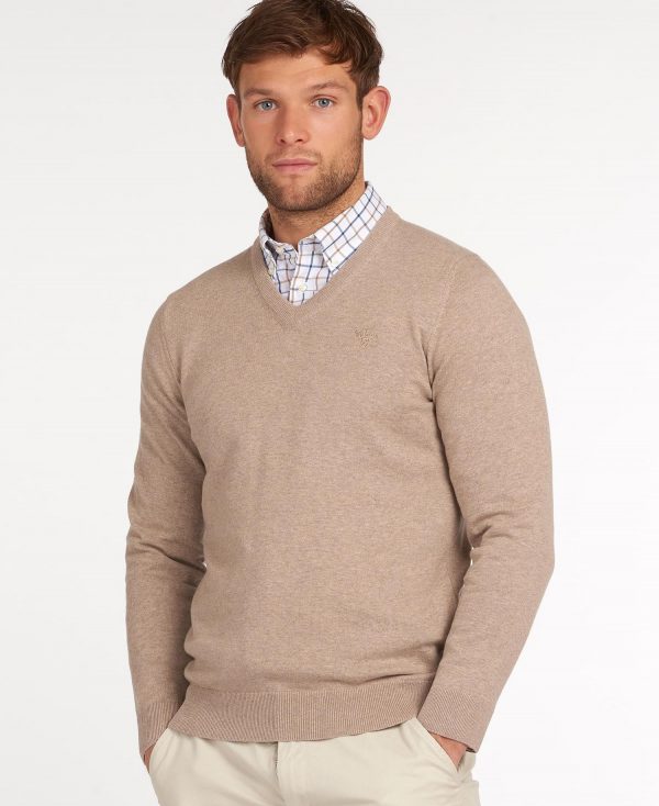 Barbour Pima Cotton V-neck Sweater - Image 4