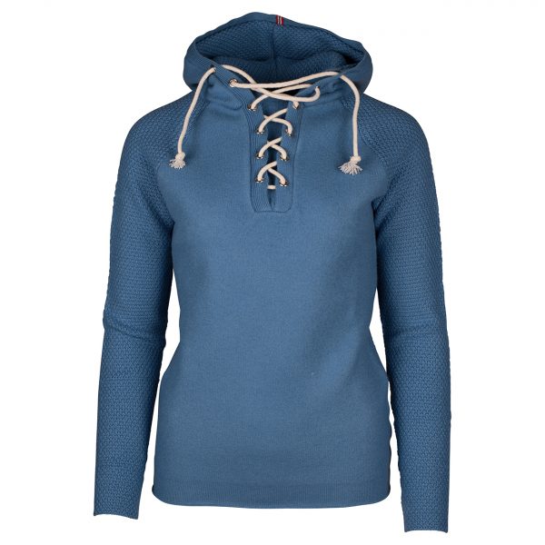Amundsen Boiled Hoodie Laced Naisten Neulepaita - Image 5