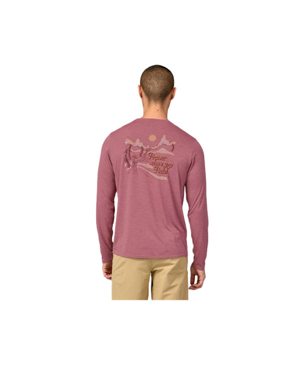 Patagonia M's L/S Cap Cool Daily Graphic Miesten Paita - Image 2