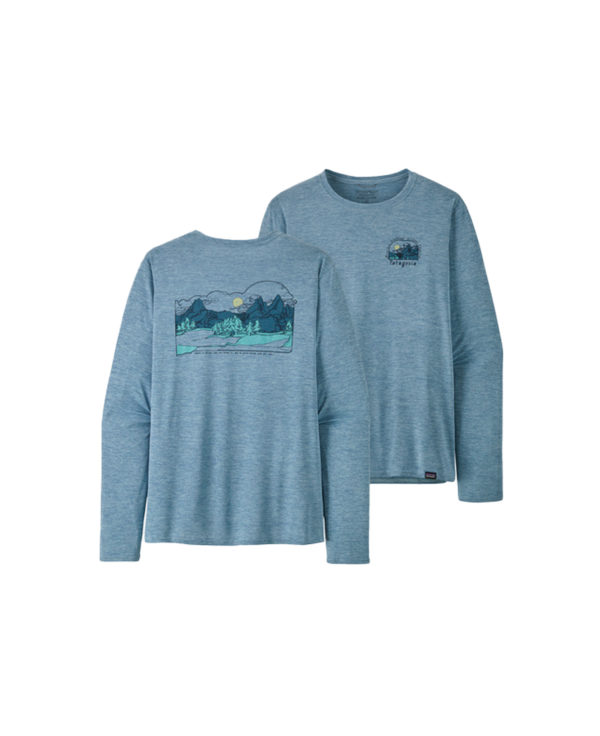 Patagonia M's L/S Cap Cool Daily Graphic Miesten Paita - Image 3
