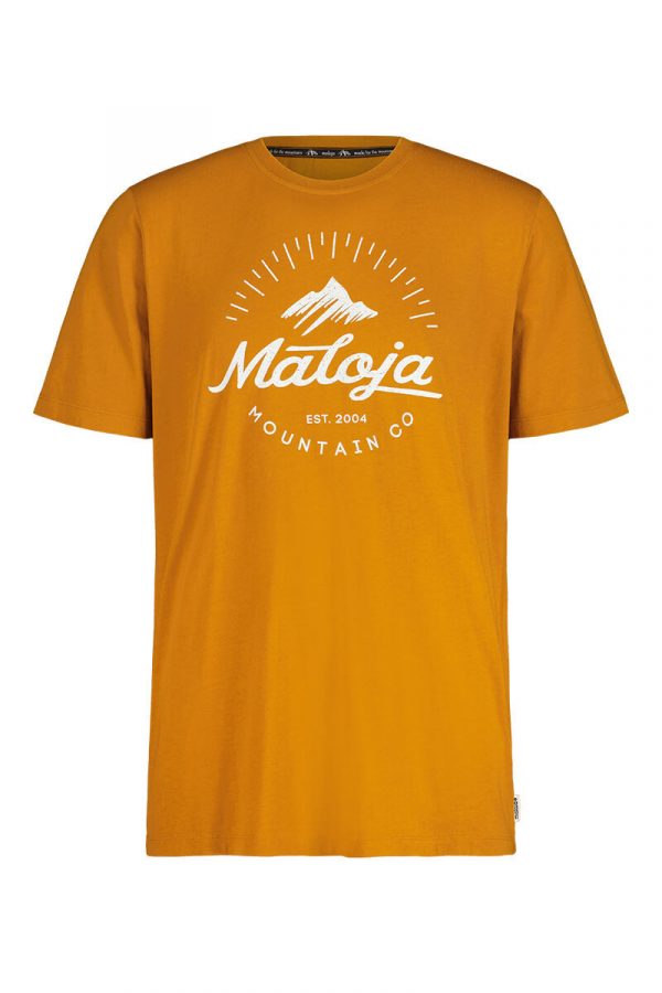 Maloja LesisM. Wood Cotton Men's T-shirt - Image 2