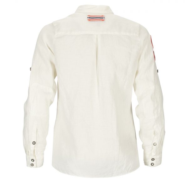 Amundsen Safari Linen Shirt G. Dyed Naisten Paita - Image 4