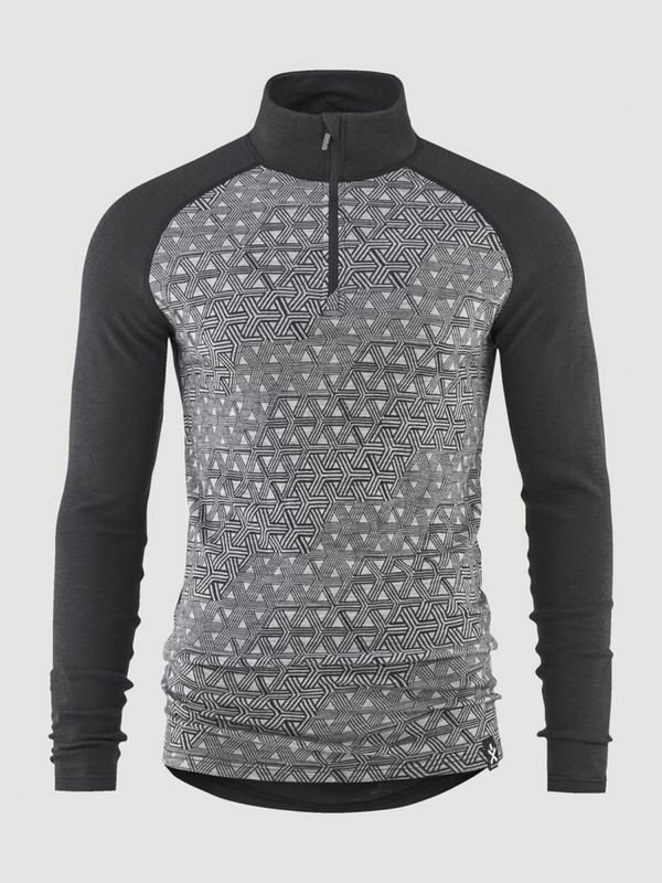 Bula Geo Merino Wool Halfzip Miesten Kerrastopaita