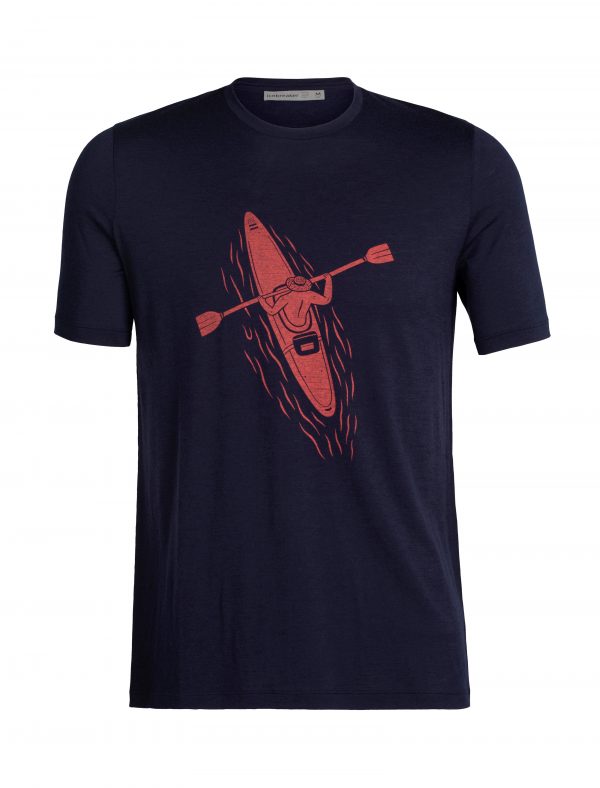 Icebreaker Tech lite 2, Paddle Lines Men's T-shirt