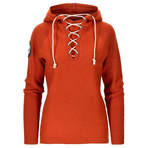 Amundsen Boiled Hoodie Laced Naisten Neulepaita - Image 3