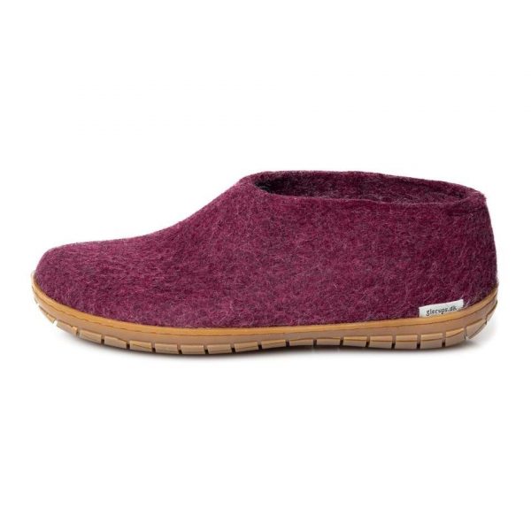 Glerups Shoe Cranberry Rubber