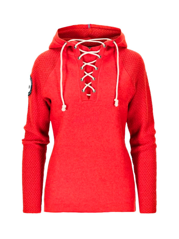 Amundsen Boiled Hoodie Laced Naisten Neulepaita - Image 9