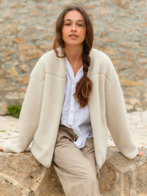 Alternative view of Blue Sportswear Delta Teddyfleece Blouse Naisten Takki