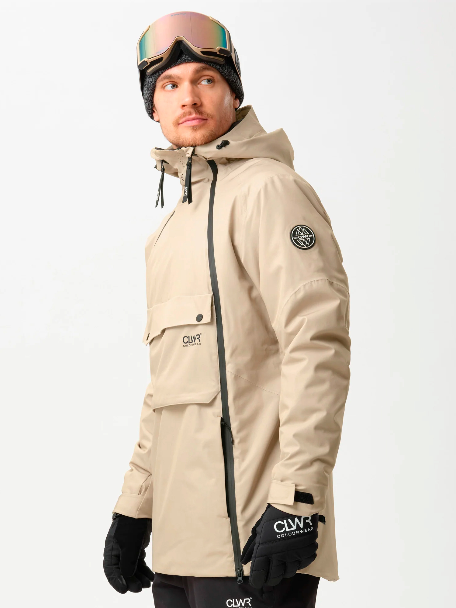 Colourwear Foil Anorak Miesten Takki - Image 2