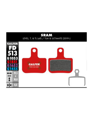 Galfer Brake Pad Sram Level T, Tl