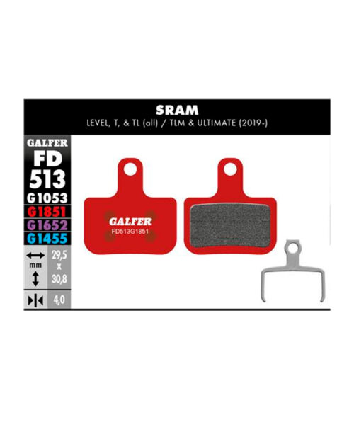 Galfer Brake Pad Sram Level T, Tl