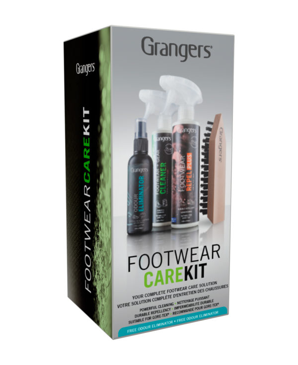 Grangers Footwear Carekit Hoitosetti Jalkineille