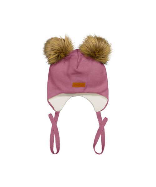 Gugguu Merino Double Furry Baby Beanie Vauvan Pipo