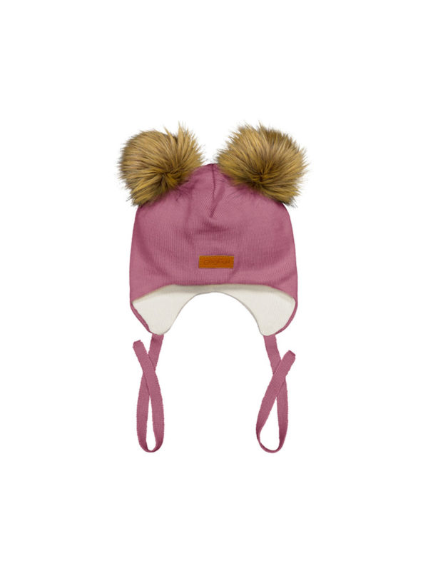 Gugguu Merino Double Furry Baby Beanie Vauvan Pipo