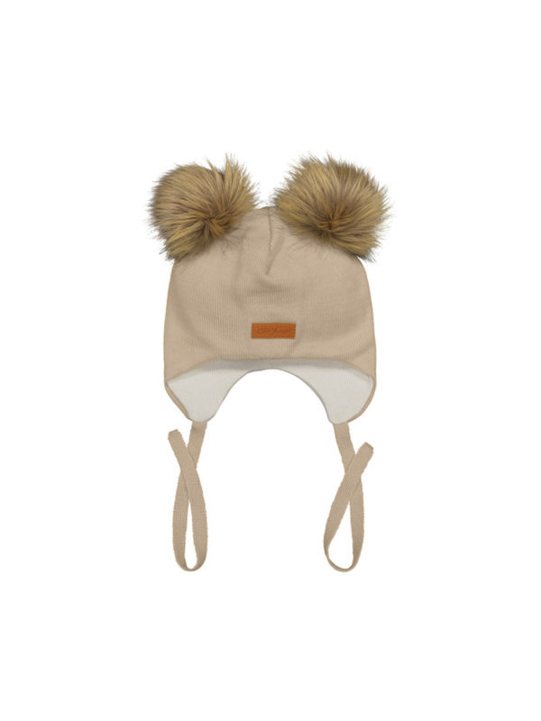 Gugguu Merino Double Furry Baby Beanie Vauvan Pipo - Image 2