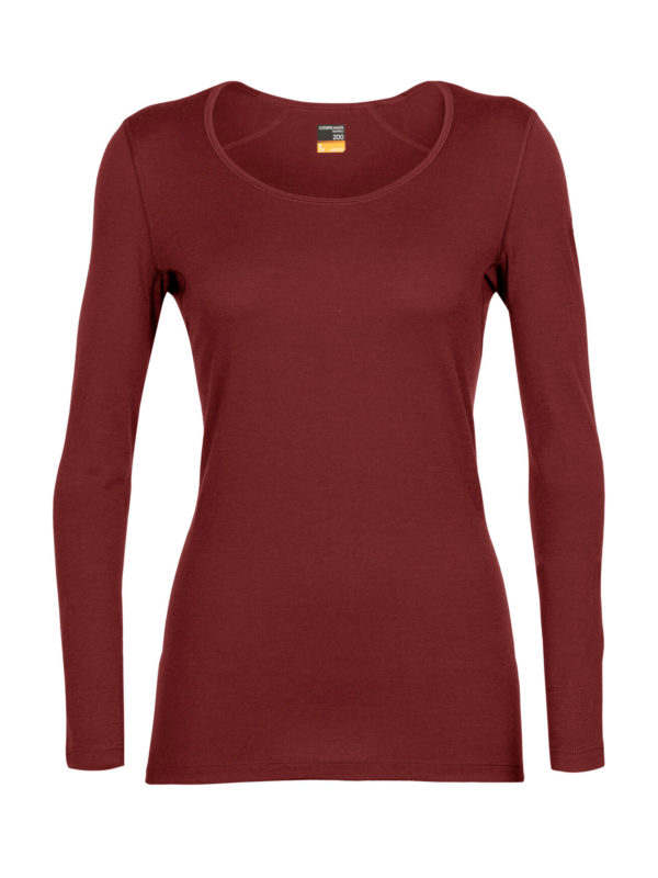 Icebreaker 200 Oasis Ls Crew Women's Baselayer Shirt - Image 2