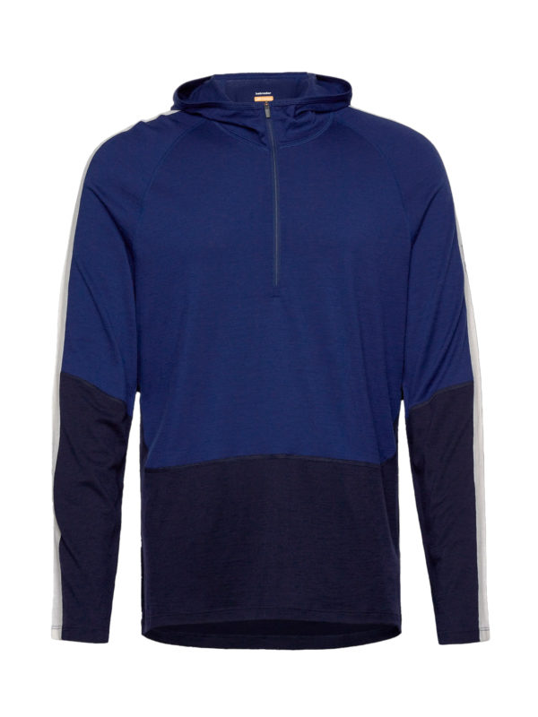Icebreaker 200 Sonebula Ls Half Zip Hood Miesten Kerrastopaita