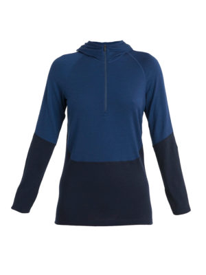 Icebreaker 200 Sonebula Ls Half Zip Hood Naisten Kerrastopaita