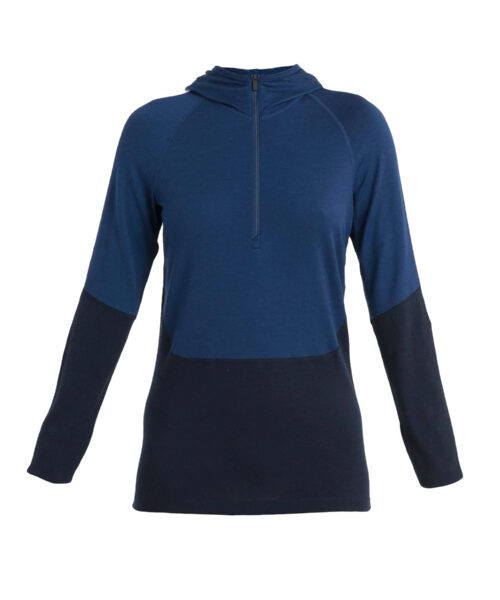 Icebreaker 200 Sonebula Ls Half Zip Hood Women's Baselayer Shirt