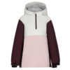 BURGUNDY/WHITE