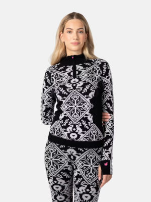 Alternative view of Kari Traa Saga Half Zip Women's Base Layer Shirt