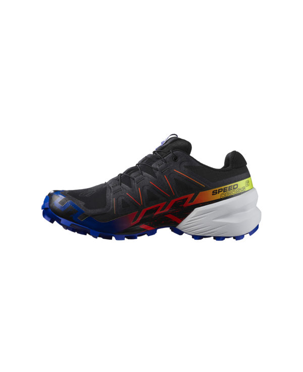Salomon Speedcross 6 Gtx Unisex Blue Fire Trail Running Shoe - Image 3