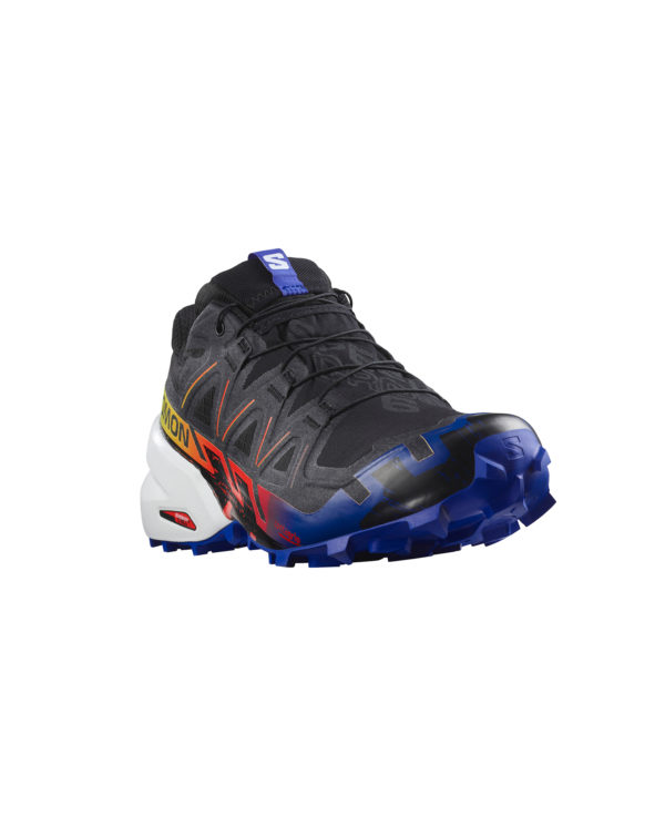Salomon Speedcross 6 Gtx Unisex Blue Fire Trail Running Shoe - Image 4