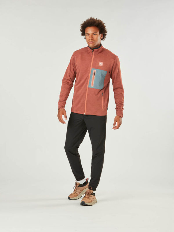 Picture Bake Grid Fz Tech Men's Fleece - Image 3