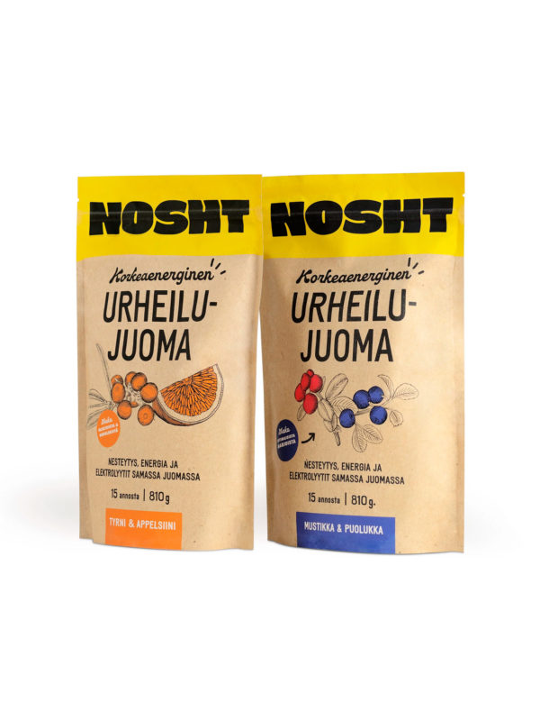 Nosht Korkeaenerginen Urheilujuomajauhe