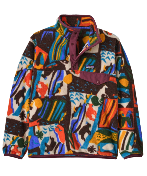 Patagonia Kids' Lightweight Synchilla® Snap-T® Lasten Fleecepaita
