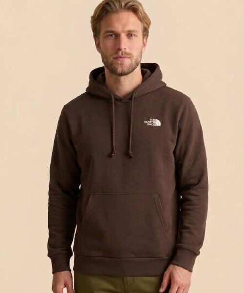The-North-Face-Evo-Simple-Dome-Regular-Miesten-Huppari-Dark-chestnut-1-front-on model