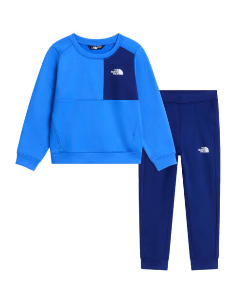 The-North-Face-Performance-Fleece-Two-Piece-Set-Lasten-Fleeseasu-Active-Blue_Bold-Blue-edestä