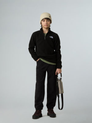 Alternative view of The North Face Teen Glacier 1/4 Zip Pullover Lasten Fleecepaita