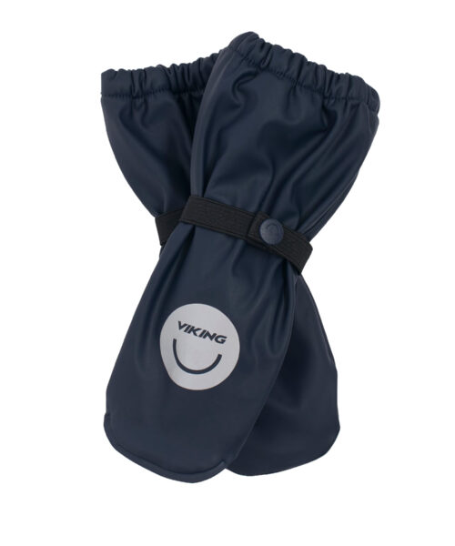 Jolly Rain Mittens lasten saderukkaset navy, rukkaset ristissä