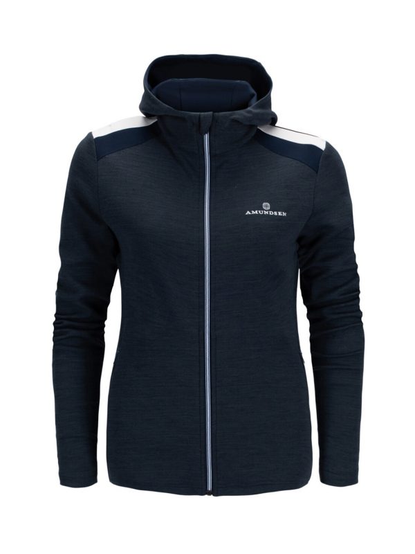 Amundsen 5Mila Full Zip Naisten Hupullinen Välitakki