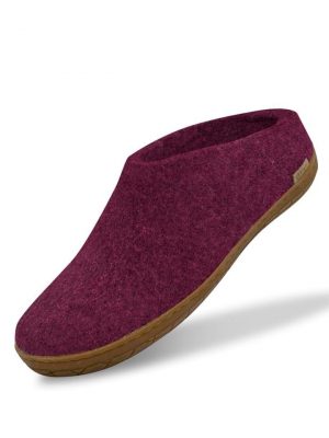 Glerups Slip-On Cranberry Honey Rubber Slippers