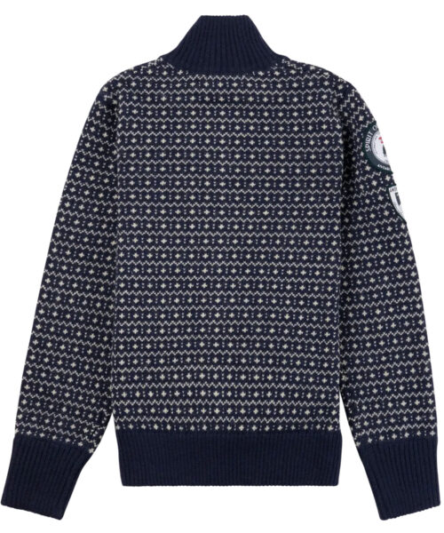 Amundsen Heroes of Telemark naisten villaneule back - faded navy