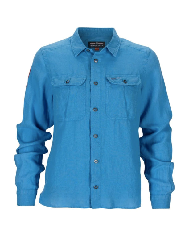 Amundsen Safari Linen Shirt G. Dyed Naisten Paita - Image 2
