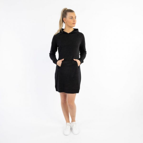 North Outdoor All Day 260 Kei Merino Hoodie Dress - Image 2
