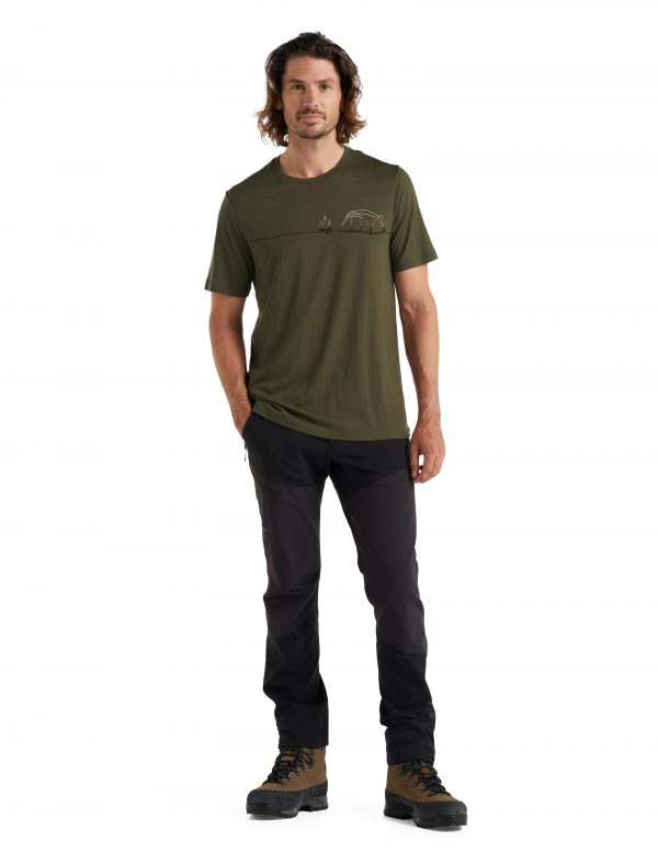 Icebreaker Tech lite 2, Single line camp Men's T-shirt - Image 2