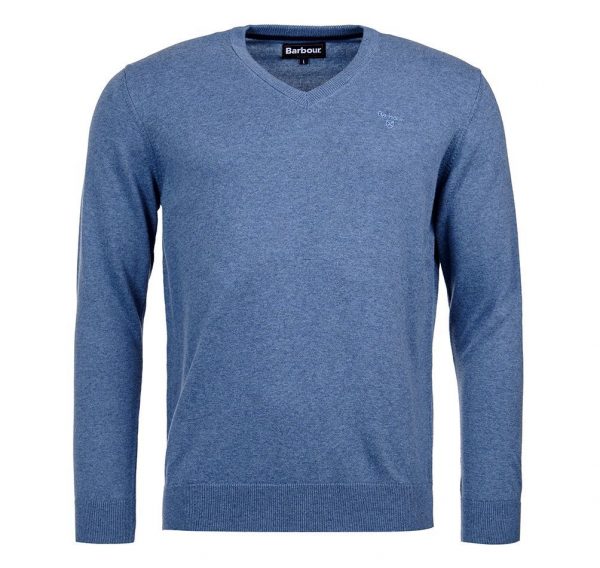 Barbour Pima Cotton V-neck Sweater - Image 3