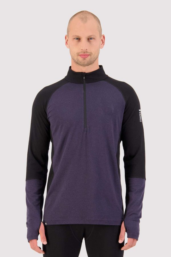 Mons Royale Olympus Half Zip Men's Baselayer Shirt - Image 2