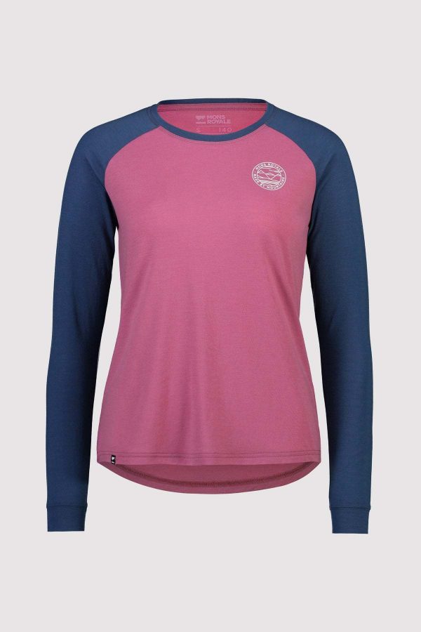 Mons Royale Icon Raglan Naisten paita - Image 3