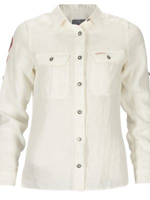 Amundsen Safari Linen Shirt G. Dyed Naisten Paita
