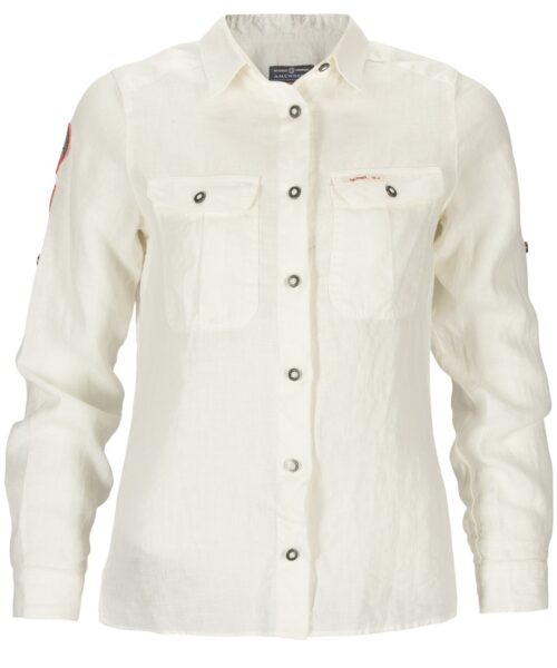Amundsen Safari Linen Shirt G. Dyed Womens