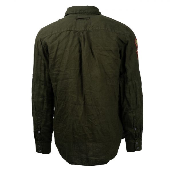 Amundsen Safari Linen Shirt Miesten Paita - Image 5