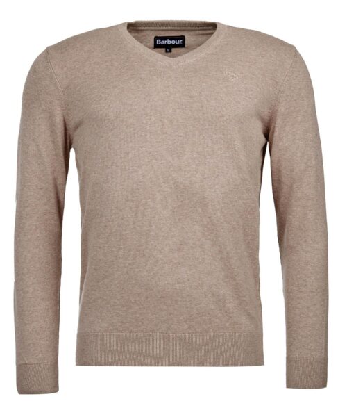 Barbour Pima Cotton V-neck Sweater