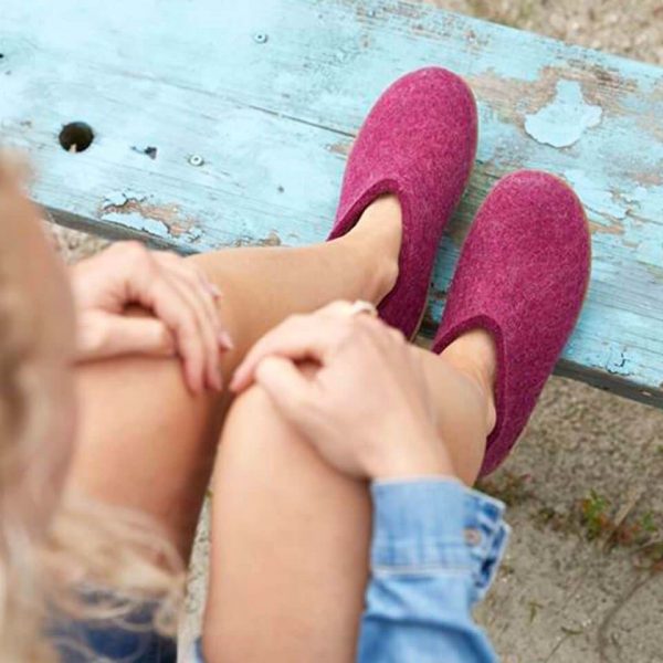 Glerups Slip-On Cranberry Honey Rubber Sisäkenkä - Image 3