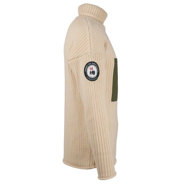 Amundsen Heroes Turtle Neck Mens Cardigan - Image 3
